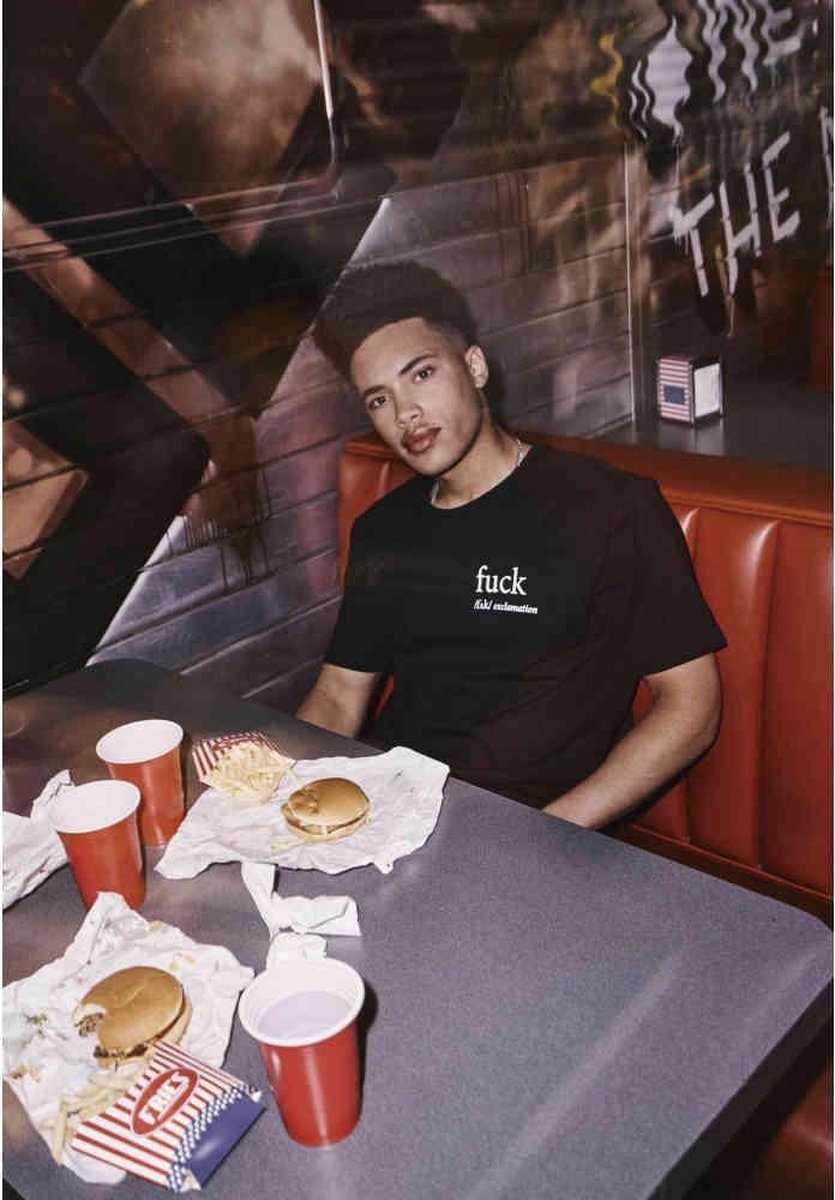Mister Tee FCK Heren T-shirt XS Zwart