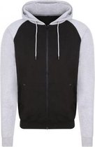 Baseball Hoodie met rits Unisex maat L