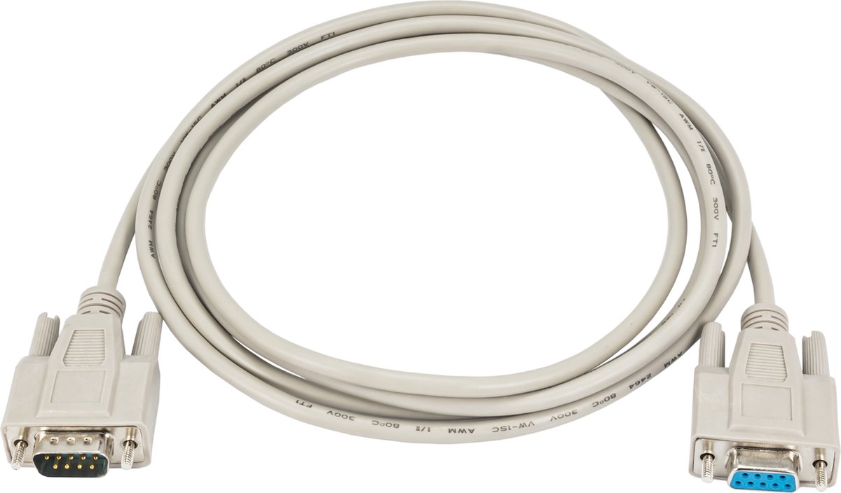 Akyga Rs-232 Kabel 2M M/F Voor Computercontrollersysteem