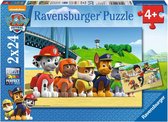 Bol.com Ravensburger PAW Patrol: Dappere honden - 2x24 stukjes - kinderpuzzel aanbieding