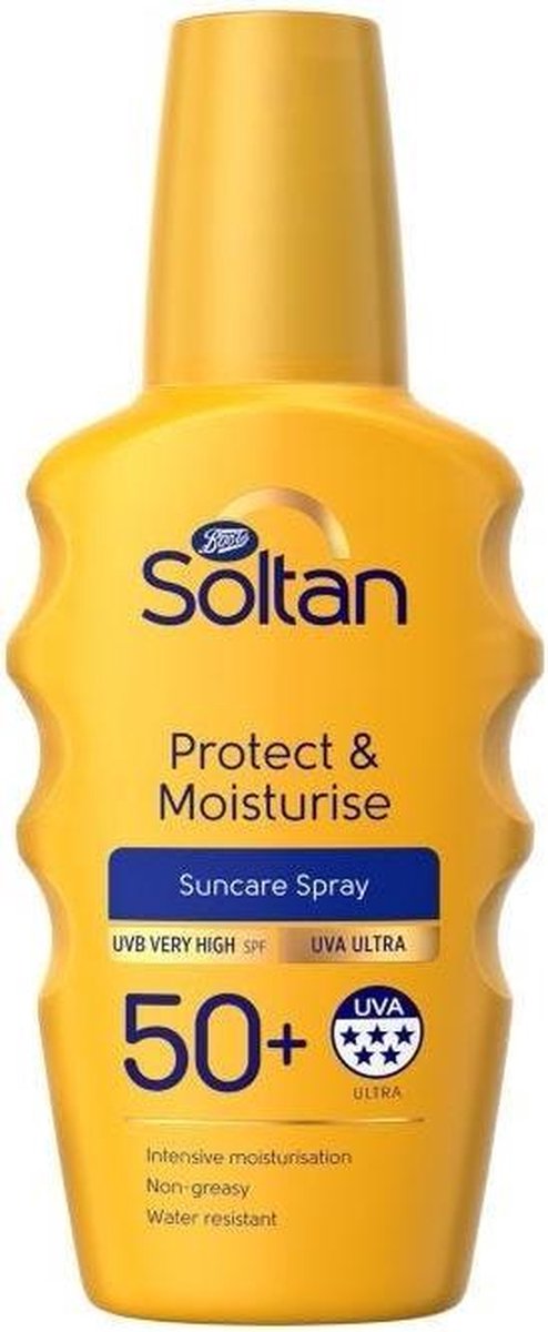 Soltan Zonnebrand Spray Protect & Moisturise SPF50+ 75ml