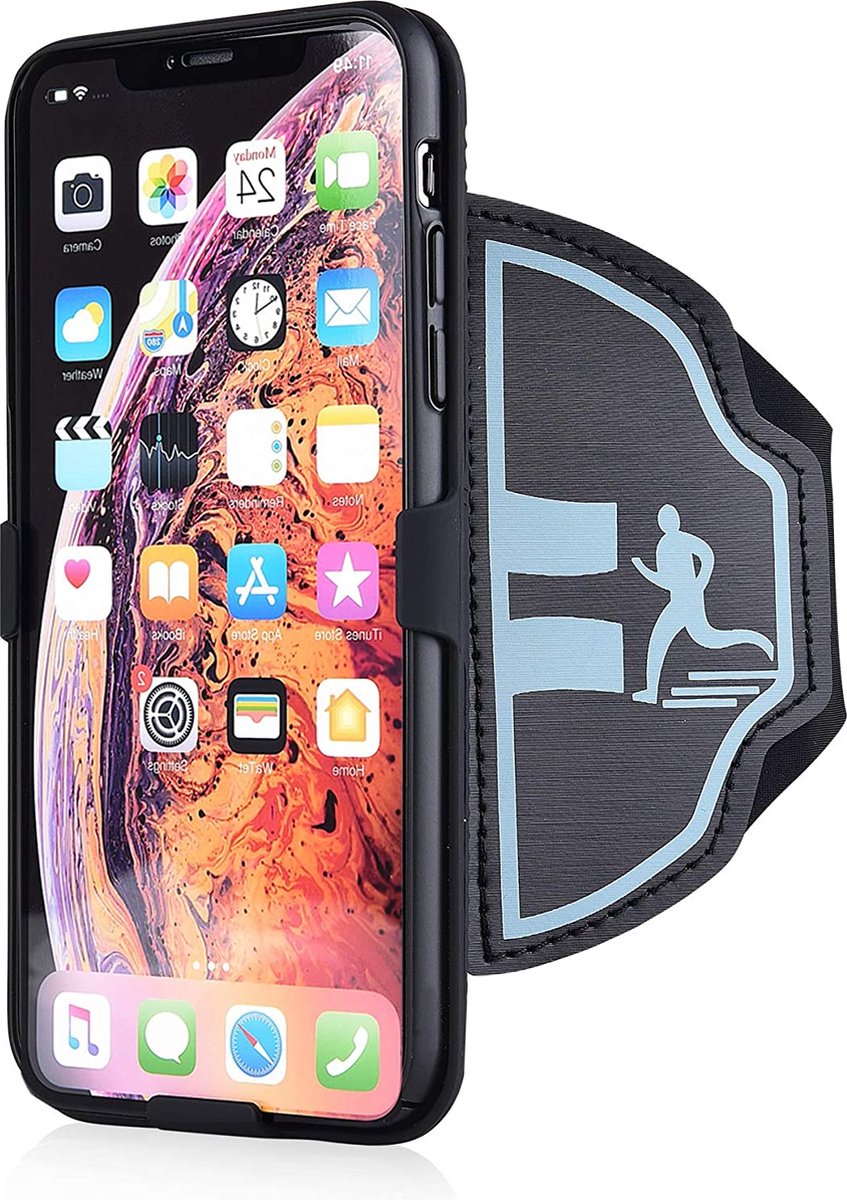 Holster cover Sport Armband Geschikt Voor: Samsung Galaxy S20 Ultra - Sportband Hardlopen met Sleutelhouder