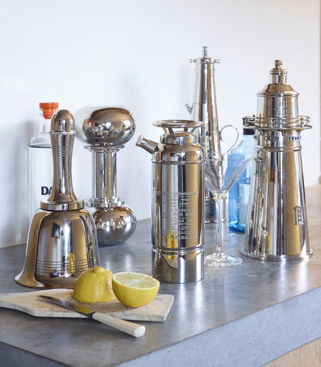 Authentic Models - - cocktailshakers - Decoratie - Zilver - Messing - Lighthouse C. Shaker