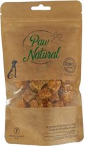 Paw Natural Puur Kalkoenvlees Kubus Snacks voor Honden, Traktaties Beloningen 150g. Graan en Glutenvrij Naturel Hondenvoer voor dieren, alle rassen