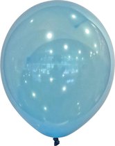 Amscan Ballonnen 13 Cm Latex Transparant Blauw 100 Stuks