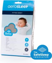 AeroSleep® SafeSleep hoeslaken - box - 95 x 75 cm - donkergrijs
