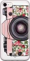 iPhone 8/7 hoesje siliconen - Hippie camera | Apple iPhone 8 case | TPU backcover transparant