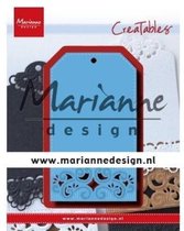Marianne Design Creatables Snij en Embosstencil - Klassiek label