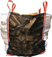 Big Bag voor haardhout - 90x90x90cm - Stevig Muggengaas - Handle aan onderkant
