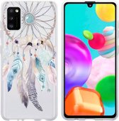 iMoshion Hoesje Siliconen Geschikt voor Samsung Galaxy A41 - iMoshion Design hoesje - Transparant / Meerkleurig / Dreamcatcher