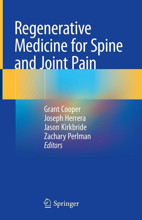 Medicine (R0) - Regenerative Medicine for Spine and Joint Pa ... - cover