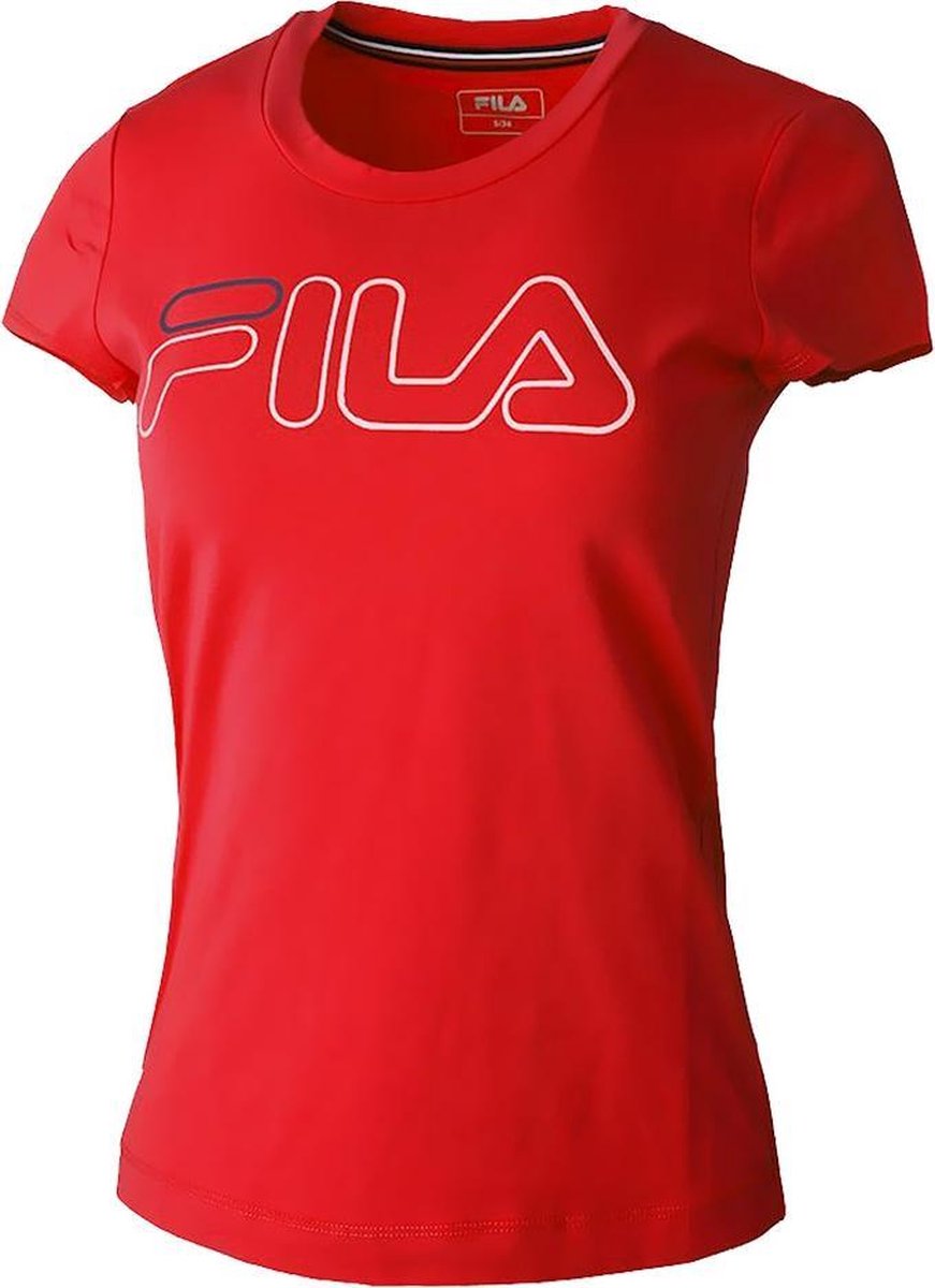 Fila Reni shirt dames /logo Rood