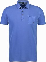 Lerros Korte mouw Polo shirt - 2033262 440 CORNFLOWER BLUE (Maat: M)