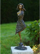 Tuinbeeld - modern bronzen beeld - vrouw - Bronzartes - 55 cm hoog