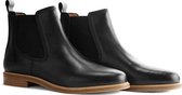 Travelin Paris - Leren Chelsea Boots - Dames - Zwart - Maat 36