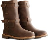 Travelin Polaris Dames Outdoorlaarzen - Waterdicht - Gevoerd - Vibram Zool - Donkerbruin Leer - Maat 42