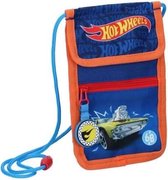 Hot Wheels Portemonnee Jongens 17 X 12 Cm Polyester Blauw/ Oranje