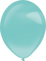 Amscan Ballonnen Parel 13 Cm Latex Turquoise 100 Stuks