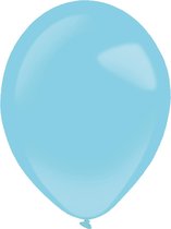 Amscan Ballonnen 28 Cm Latex Lichtblauw 50 Stuks