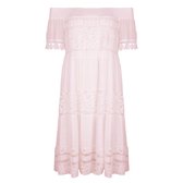 Jozemiek Ibiza Strandjurk Roze One size