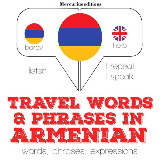 Travel words and phrases in Armenian - cover