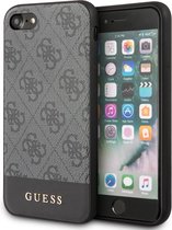 iPhone SE (2020)/8/7/6s/6 Backcase hoesje - Guess - Effen Grijs - Kunstleer