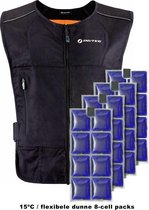 Inuteq Compleet BodyCool Pro PCM Koelvest - Maat: XL - 15C - 8 Cell