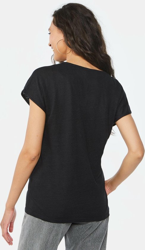gemak Lui De daadwerkelijke WE Fashion Dames linnen T-shirt - Maat L | bol.com