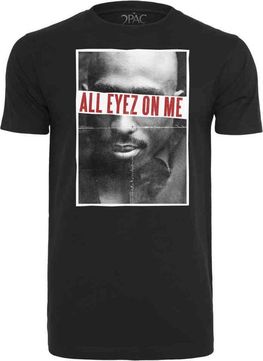 Mister Tee Tupac 2Pac All Eyez On Me Heren Tshirt 3XL Zwart