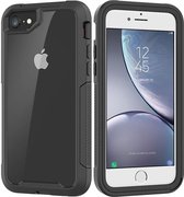 Vivid iPhone 7/ 8 / SE (2020/2022) Protectie Hoesje Transparant Zwart