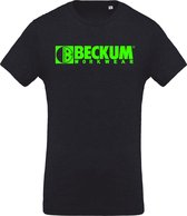 Beckum Workwear EBTS04 T-shirt met logo Navy Heather XL