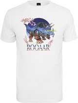 Urban Classics Heren Tshirt -2XL- Roar Wit