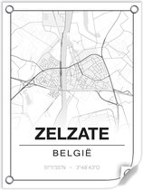 Tuinposter ZELZATE (Belgie) - 60x80cm