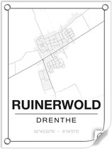 Tuinposter RUINERWOLD (Drenthe) - 60x80cm