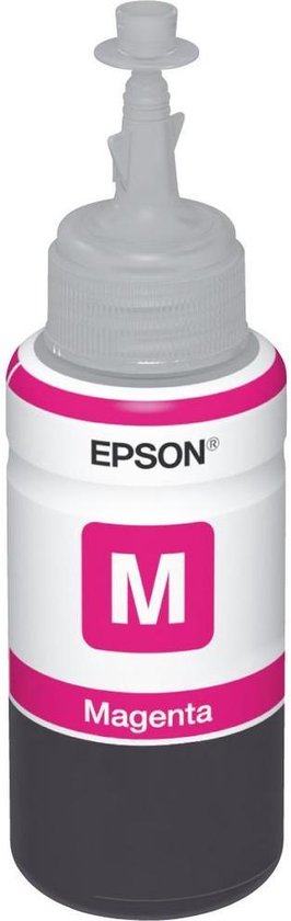 Epson T6643 EcoTank Magenta ink bottle