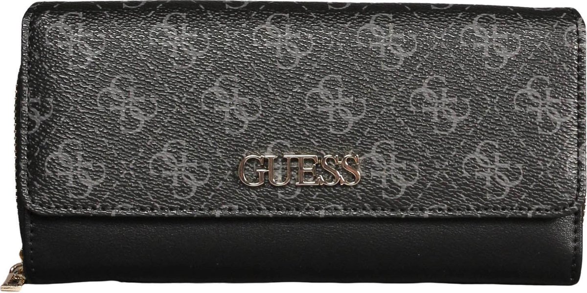 GUESS Camy Slg Lrg Clutch Organizer Coal Multi Vrouwen bol