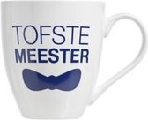Mug 55cl Deco 'tofste Meester'd10.5xh11.5cm