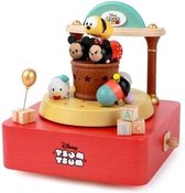 Disney Muziekdoos Tsumtsum Wooderful Life Junior 12 Cm Hout