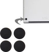 4 PCS for Macbook Pro Retina 13.3 inch & 15.4 inch (2012-Early 2015) A1398 & A1425 & A1502 bodembehuizing Rubberen Voetjes (zwart)