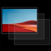 2 stuks voor Microsoft Surface Pro X 9H 0,3 mm explosieveilige gehard glasfilm