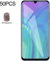 50 STKS niet-volledig matte mat gehard glasfilm voor Huawei Honor 20 Lite, geen winkelpakket