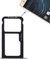 SIM-kaartvak + SIM-kaartvak / Micro SD-kaart voor Huawei P9 Lite (zilver)