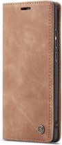 CASEME - Samsung Galaxy M20 Retro Wallet Case - Bruin