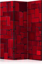 Kamerscherm - Scheidingswand - Vouwscherm - Red Imagination [Room Dividers] 135x172 - Artgeist Vouwscherm