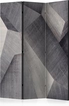 Kamerscherm - Scheidingswand - Vouwscherm - Abstract concrete blocks [Room Dividers] 135x172 - Artgeist Vouwscherm