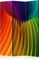 Kamerscherm - Scheidingswand - Vouwscherm - Rainbow Wave [Room Dividers] 135x172 - Artgeist Vouwscherm