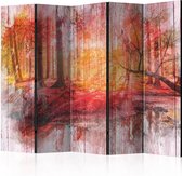 Kamerscherm - Scheidingswand - Vouwscherm - Autumnal Forest II [Room Dividers] 225x172 - Artgeist Vouwscherm