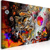 Schilderijen Op Canvas - Schilderij - Paint Universe (1 Part) Wide 120x60 - Artgeist Schilderij