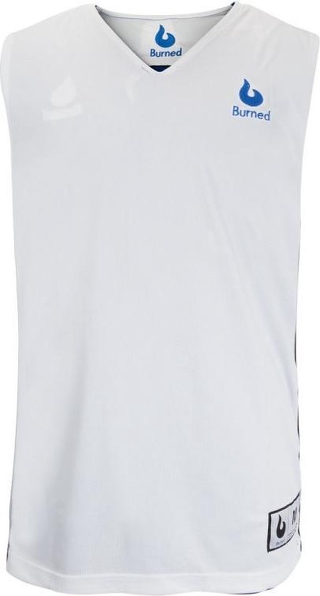 Burned Dubbelzijdig Jersey Blauw Wit M