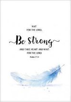 Poster 50x70 - be strong